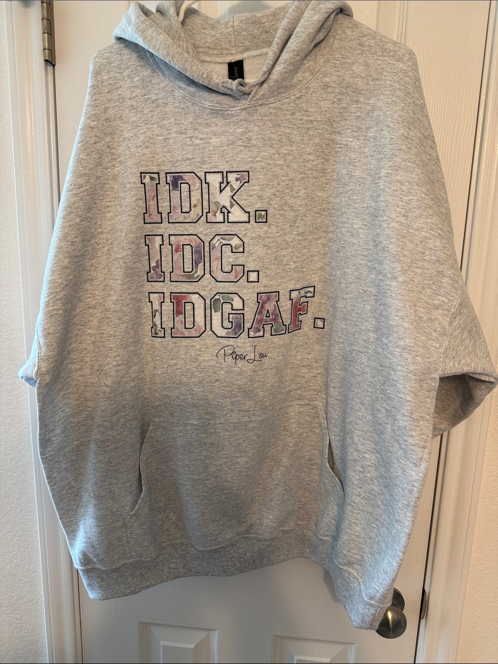 Gildan Light Gray Heavy Blend Pullover Hoodie